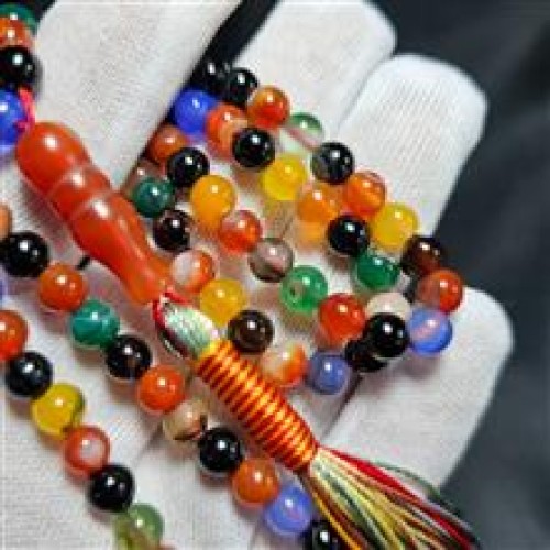 فروش تسبیح 101 دانه ام البنین عقیق معدنی کد