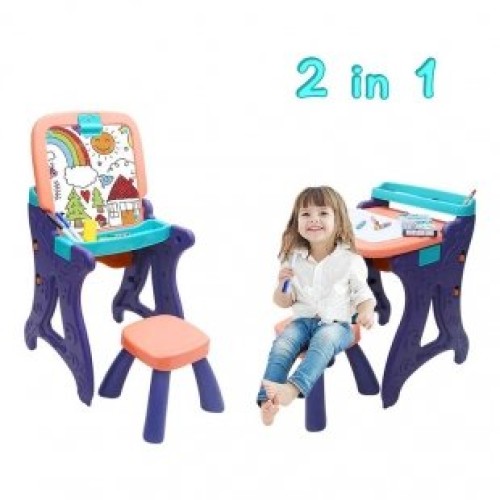 میز تحریر و تخته نقاشی کودک کد 8833