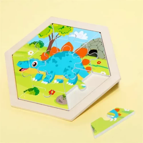 پازل چوبی کودک شش ضلعی کد 2231126