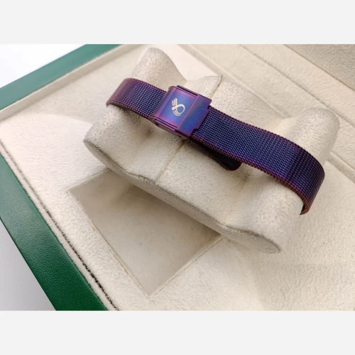 ساعت بلیزر رزگلد صفحه بنفش 3207 تک زنانه - Image 2