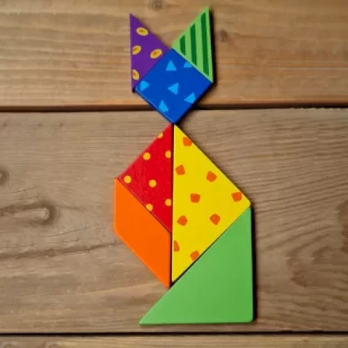 اسباب بازی تنگرام چوبی