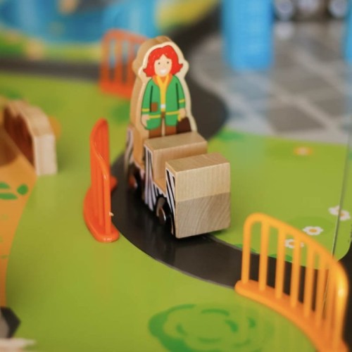 میز بازی چوبی باغ وحش 50 تکه کد F819