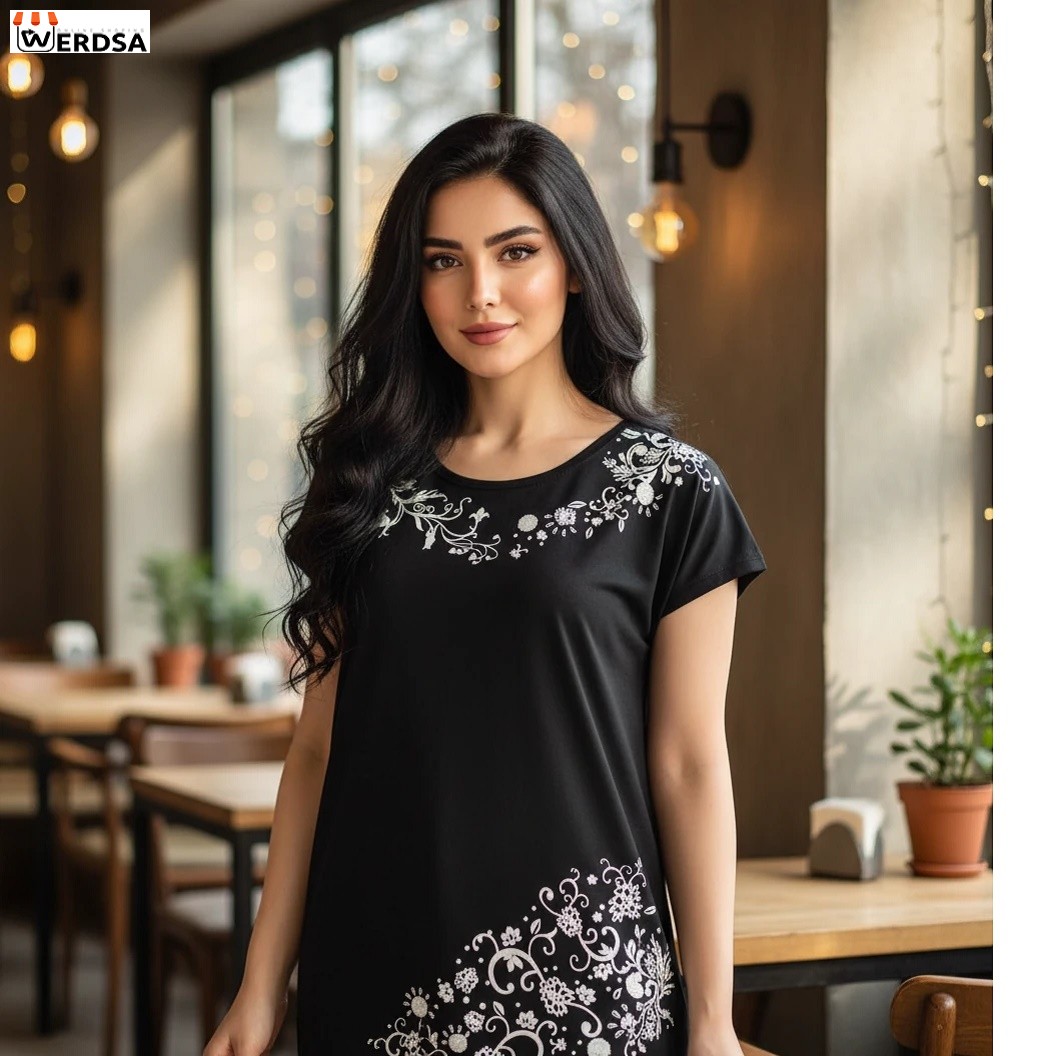 تیشرت سرخود زنانه راحتی بسیار زیبا با رنگ بندی مدل S10