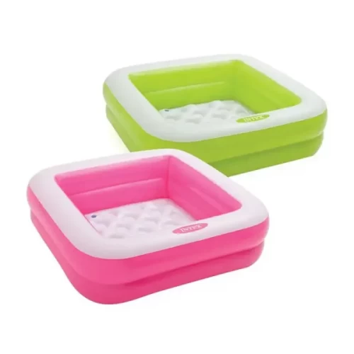 استخر بhttps://cdnfa.com/piccotoys/17bc/files/thumb/12412957.webp?1746542409ادی کودک مربعی اینتکس intex رنگ صورتی کد P/571...
