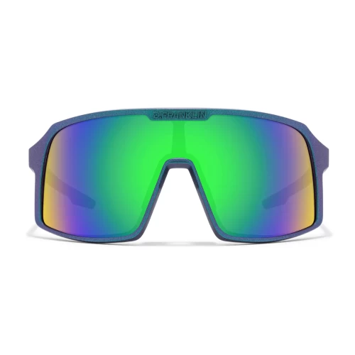 عینک آفتابی دی فرانکلین مدل D.franklin WIND LIMITED EDITION / IRIDISCENT NAVY - GREEN - Image 3