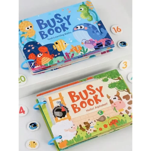 کتاب مونته سوری پازلی busy book مدل مزرعه کد 6508635