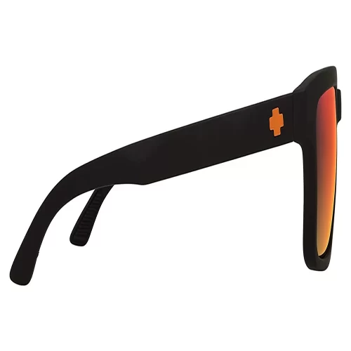 عینک آفتابی اسپای SPY Helm 2 Dale Jr Matte Black - HD Plus Gray Green with Orange Spectra Mirror - Image 3
