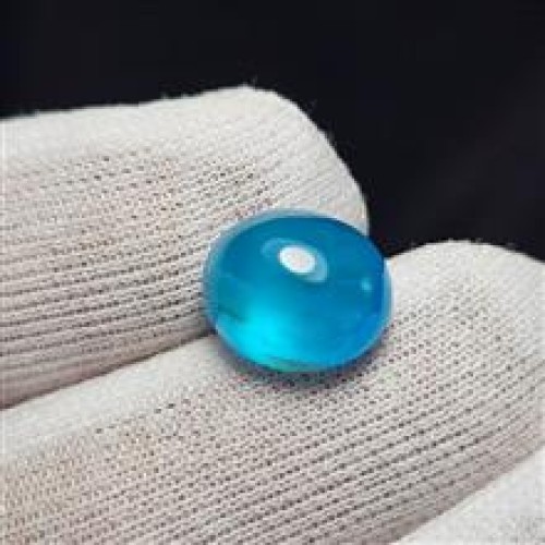 خرید نگین سنگ عقیق آبی آبدار معدنی کد وردسا