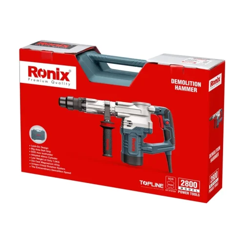 چکش تخریب فوق صنعتی 7 کیلویی 1300 وات TOPLINE رونیکس مدل 2800 - تصویر 5
