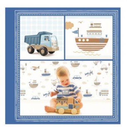 کاغذ دیواری انگلیسی اتاق کودک - تاینی تاتز G45161 tiny tots