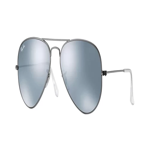 عینک آفتابی RayBan 3025 Aviator Gunmetal Silver Flash - Image 2