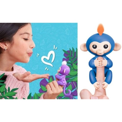 ربات میمون بند انگشتی رنگ آبی پر رنگ کد P/777637/AB