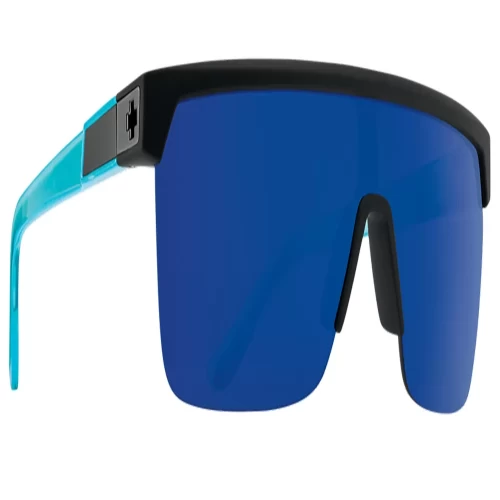 عینک آفتابی اسپای SPY Flynn 5050 Soft Matte Black Translucent Blue - Image 3