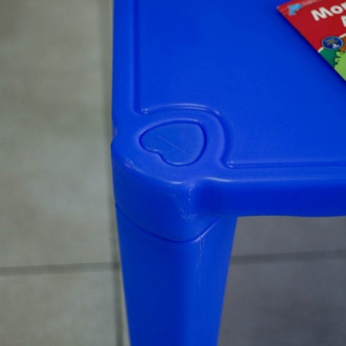 میز کودک مهر رنگ آبی مدل P/7006/AB
