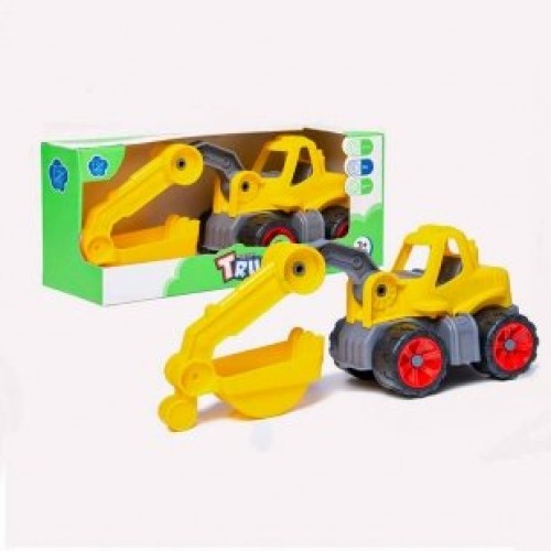 ماشین بیل مکانیکی زرد بزرگ کد 88525