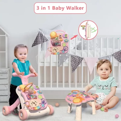 واکر کودک 3 در 1 کیکابو مدل KIKKA BOO PLAY & GROW کد P/5993/PI