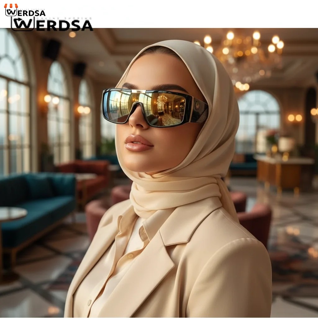 عینک زنانه شیشه پهن لاکچری