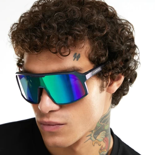 عینک آفتابی دی فرانکلین مدل D.franklin WIND LIMITED EDITION / IRIDISCENT NAVY - GREEN - Image 2