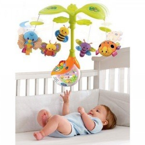 آویز تخت کودک coala baby طرح حیوانات کرم