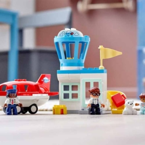 لگو دوپلو 28 قطعه مدل Lego Duplo Airplane & Airport کد 10961
