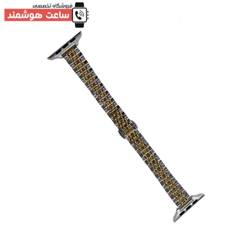 بند اپل واچ رولکس ۷ مهره زنانه باریک کد 1200 - Image 5