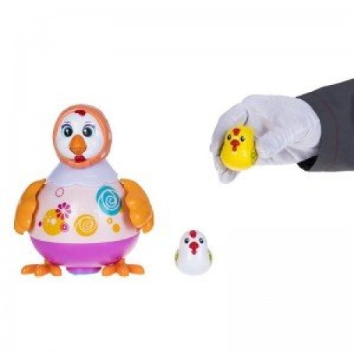 مرغ صورتی موزیکال huile toys