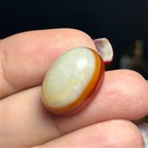 فروش نگین سنگ عقیق سه پوست معدنی کد