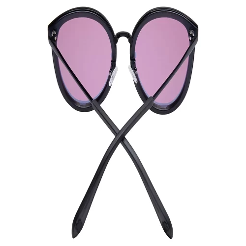 عینک آفتابی اسپای SPY Colada Matte Trans Gray Gloss Black - Rose with Burgundy Flash Mirror - Image 5