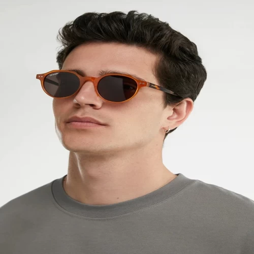 عینک آفتابی دی فرانکلین مدل D.Franklin ULTRA LIGHT S ROUND / AMBER - BROWN - Image 4