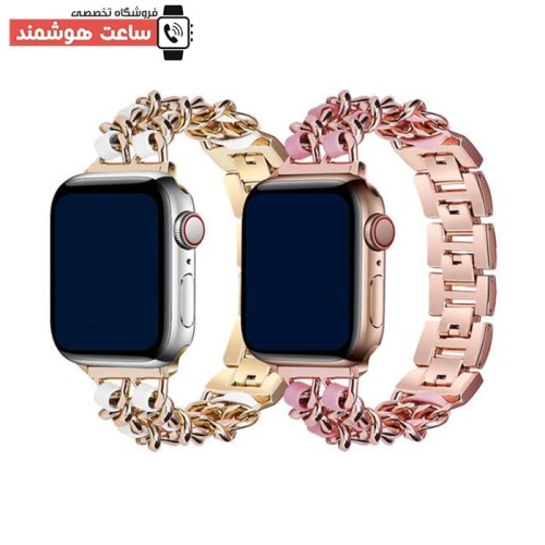 بند کارتیر و چرم اپل واچ - Apple Watch Cartier & Leather Strap - Image 3