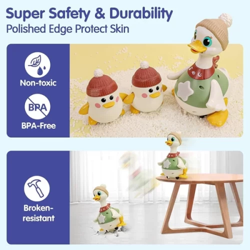 اردک و جوجه موزیکال هولی تویز سنسور دار هولی تویز Huile Toys کد HE9987