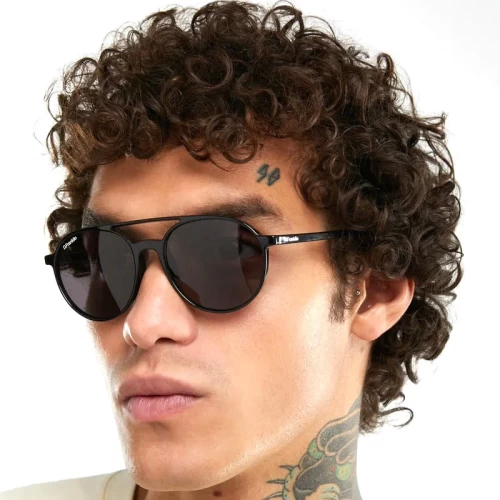 عینک آفتابی دی فرانکلین مدل D.franklin AMERICA ROUND / NAVY - BLACK - Image 2