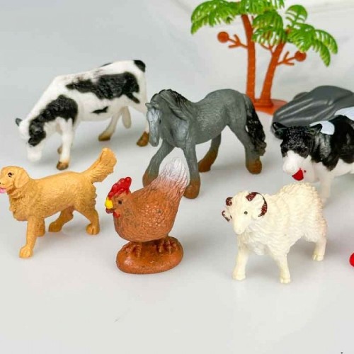 فیگور حیوانات مزرعه طرح استوانه ای کد NC3315