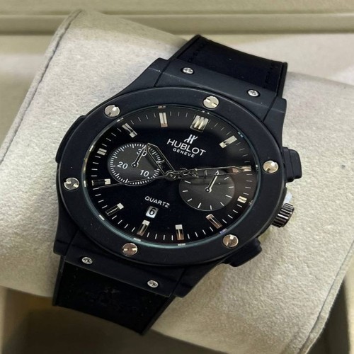 ساعت مچی مردانه مشکی HUBLOT مدل 1214