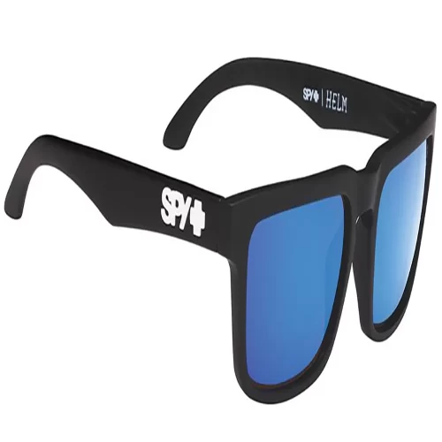 عینک آفتابی اسپای HELM MATTE BLACK-HAPPY BRONZE W/LIGHT BLUE SPECTRA - Image 4