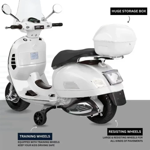 موتور شارژی وسپا رنگ سفید کد P/5640/SE