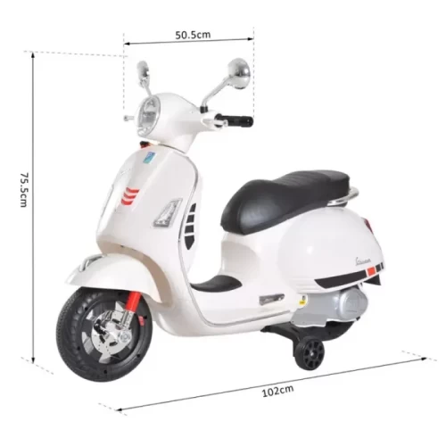 موتور شارژی وسپا رنگ سفید کد P/5640/SE