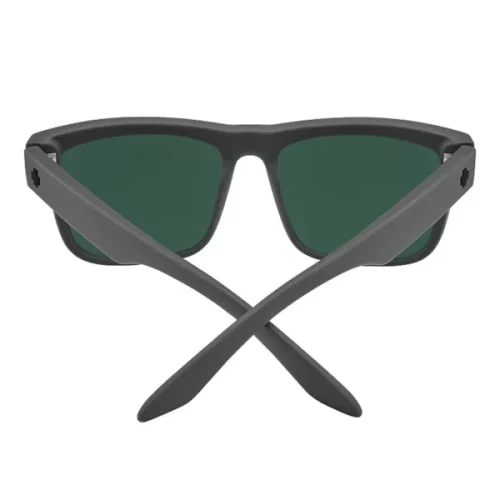 عینک آفتابی اسپای SPY Discord Soft Matte Dark Gray - HD Plus Gray Green Polar with Red Spectra Mirror - Image 5