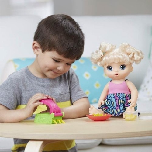 عروسک بیبی آلایو اسپاگتی با خمیر بازی Baby Alive کد C0963