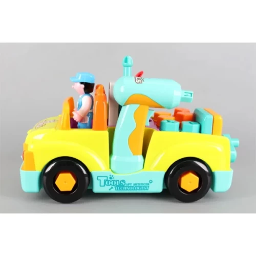 اسباب بازی کامیون ابزار هولی تویز Huile Toys رنگ سبز کد 6109