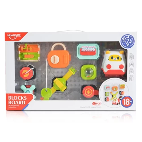 بیزی برد لگویی موزیکال 10 تکه هانگر Huanger کد HE8082