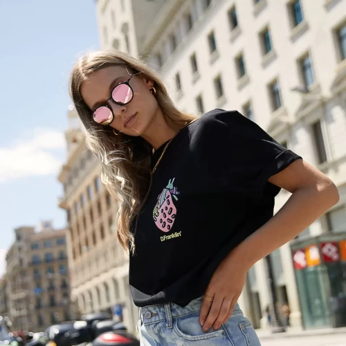 عینک آفتابی دی فرانکلین مدل D.franklin ROLLER TR90 / BLACK-PINK - Image 6