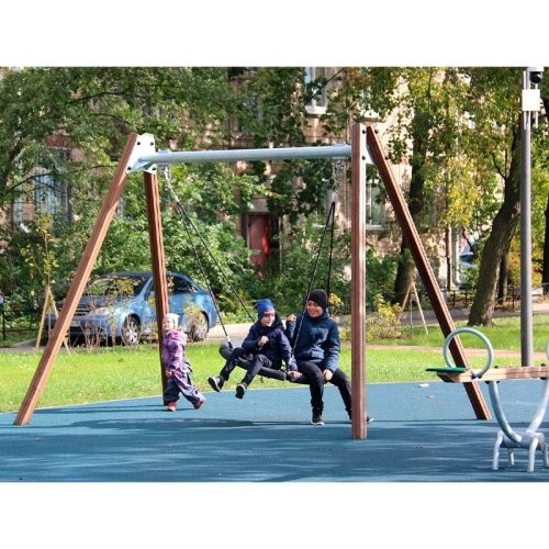 تاب فلزی کودک فضای باز نشیمن سبدی کد PS2107