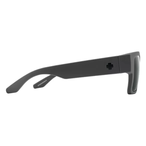 عینک آفتابی اسپای SPY Cyrus Soft Matte Dark Gray - HD Plus Gray Green Polar with Black Spectra Mirror - Image 4
