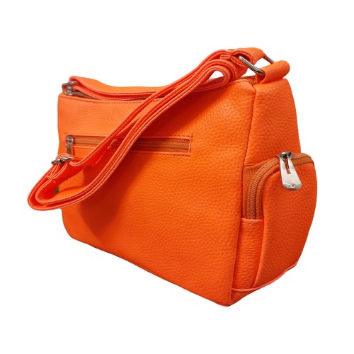 کیف زنانه رودوشی نارنجی ZARA مدل 1253