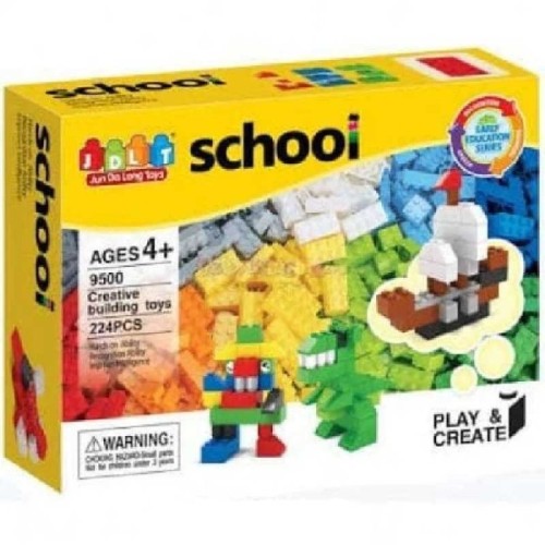 اسباب بازی لگو 224 تکه Creative Building Toys کد 9500