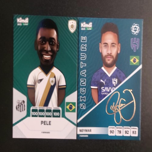 فروش کارت کیمدی پله 100 و نیمار امضا با بهترین قیمت