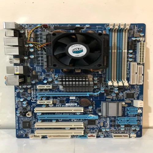 فروش باندل 4 هسته ای AM3 مادربرد گیگا GA 870A UD3