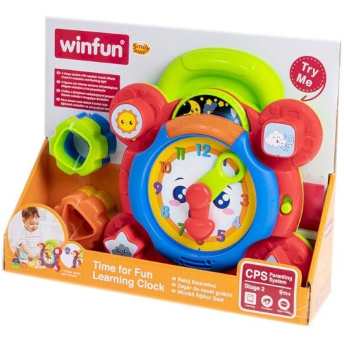 اسباب بازی ساعت موزیکال آموزشی Winfun مدل