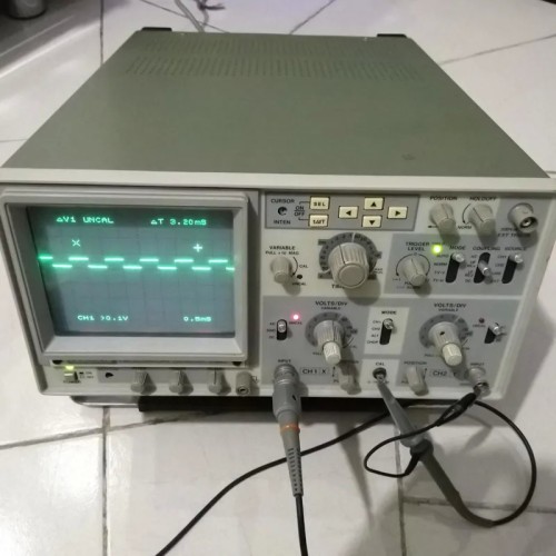 فروش اسیلوسکوپ گلدستار کره 20 مگاهرتز دو کانال